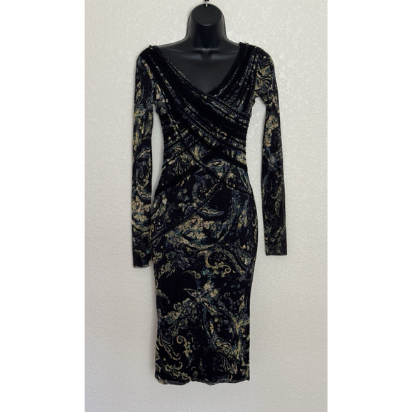 FUZZI Jean Paul Gaultier Mesh Bodycon Dress Whimsigoth Y2K, S - Picture 3 of 13